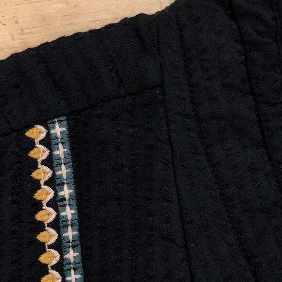 J Jill Pure Elements Womens Plus Size 2X Jacket Seersucker Open Pockets Black - Picture 13 of 16